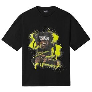 Comme Des Fuckdown Black Cotton Men's T-Shirt